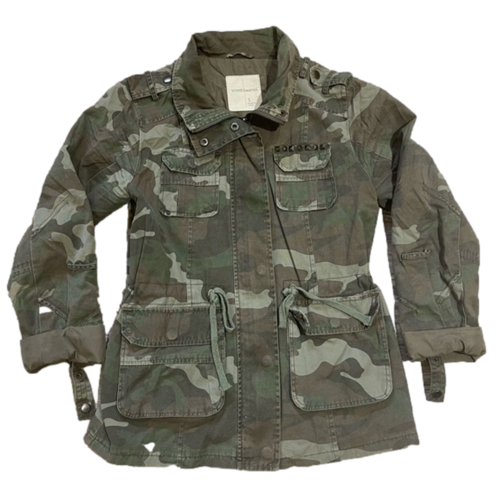 Sound & Matter Camouflage Jacket Size Small
